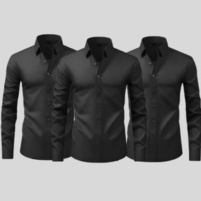 COMPRE 1 LEVE 3 - CAMISA SOCIAL MASCULINA - À PROVA D'AGUA , ÓLEO E MANCHAS